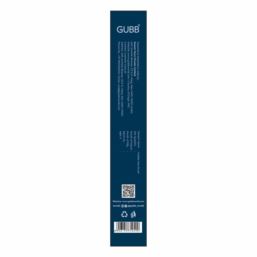 Gubb - French Hues - Paddle Vent Brush Long