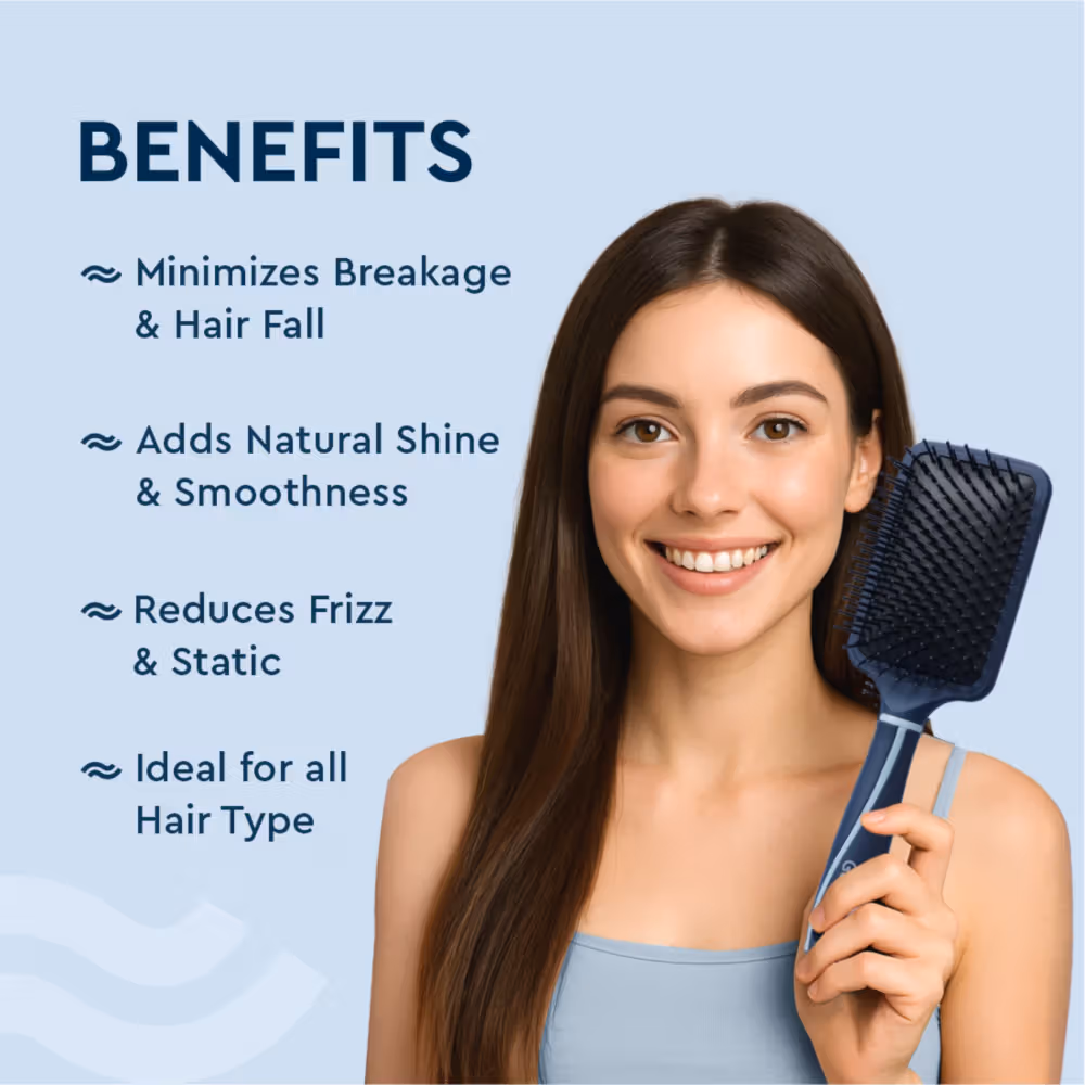 GUBB - Vogue - Paddle Brush For Women & Men - Large