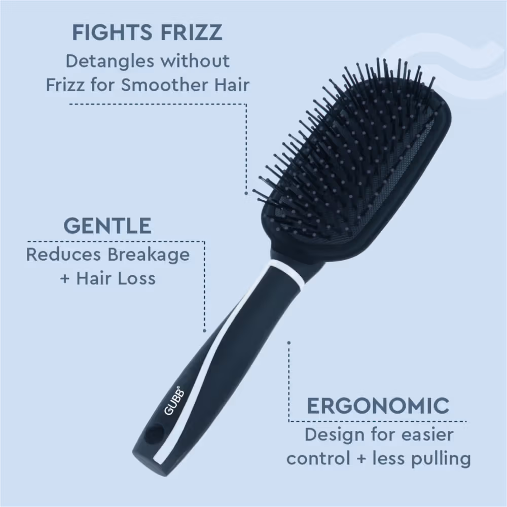 GUBB - Vogue - Paddle Brush For Women & Men - Medium