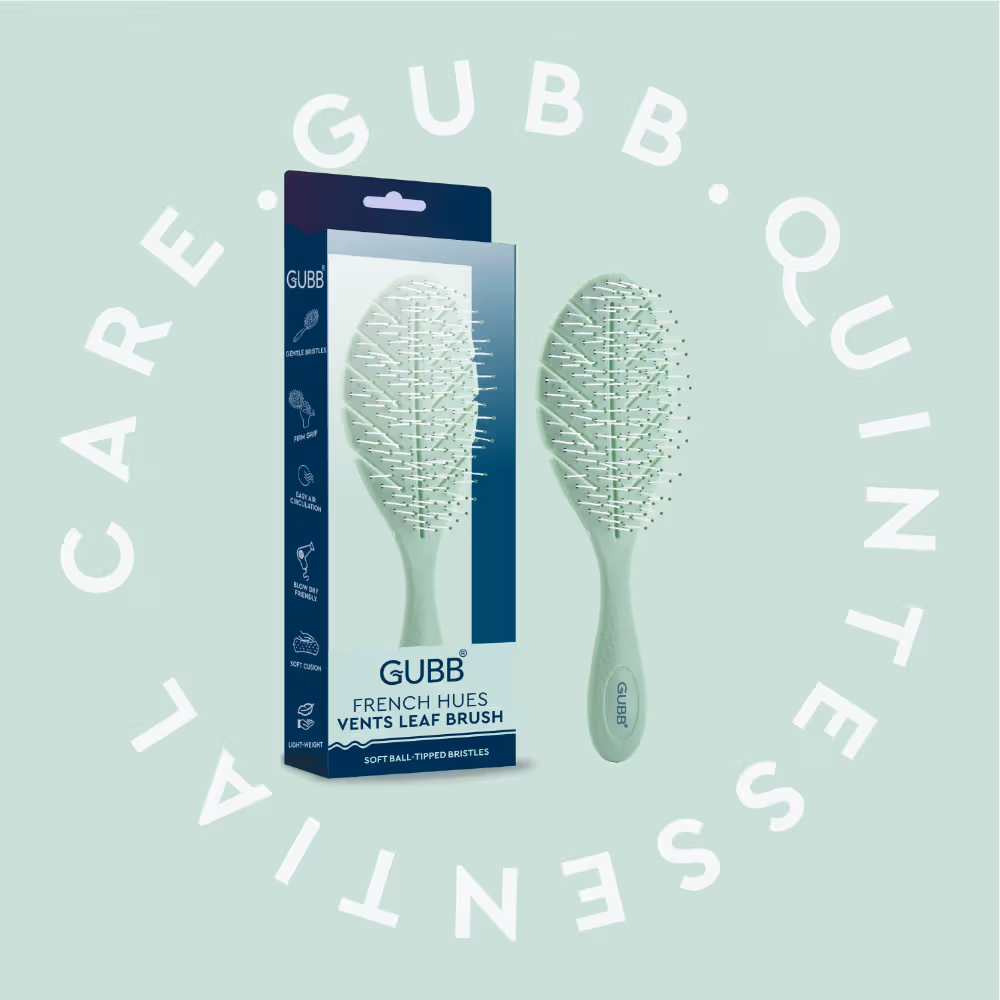 GUBB - Hues French Range - Vents Leaf Hair Brush