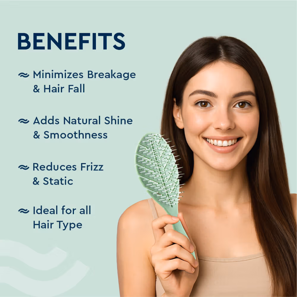 GUBB - Hues French Range - Vents Leaf Hair Brush