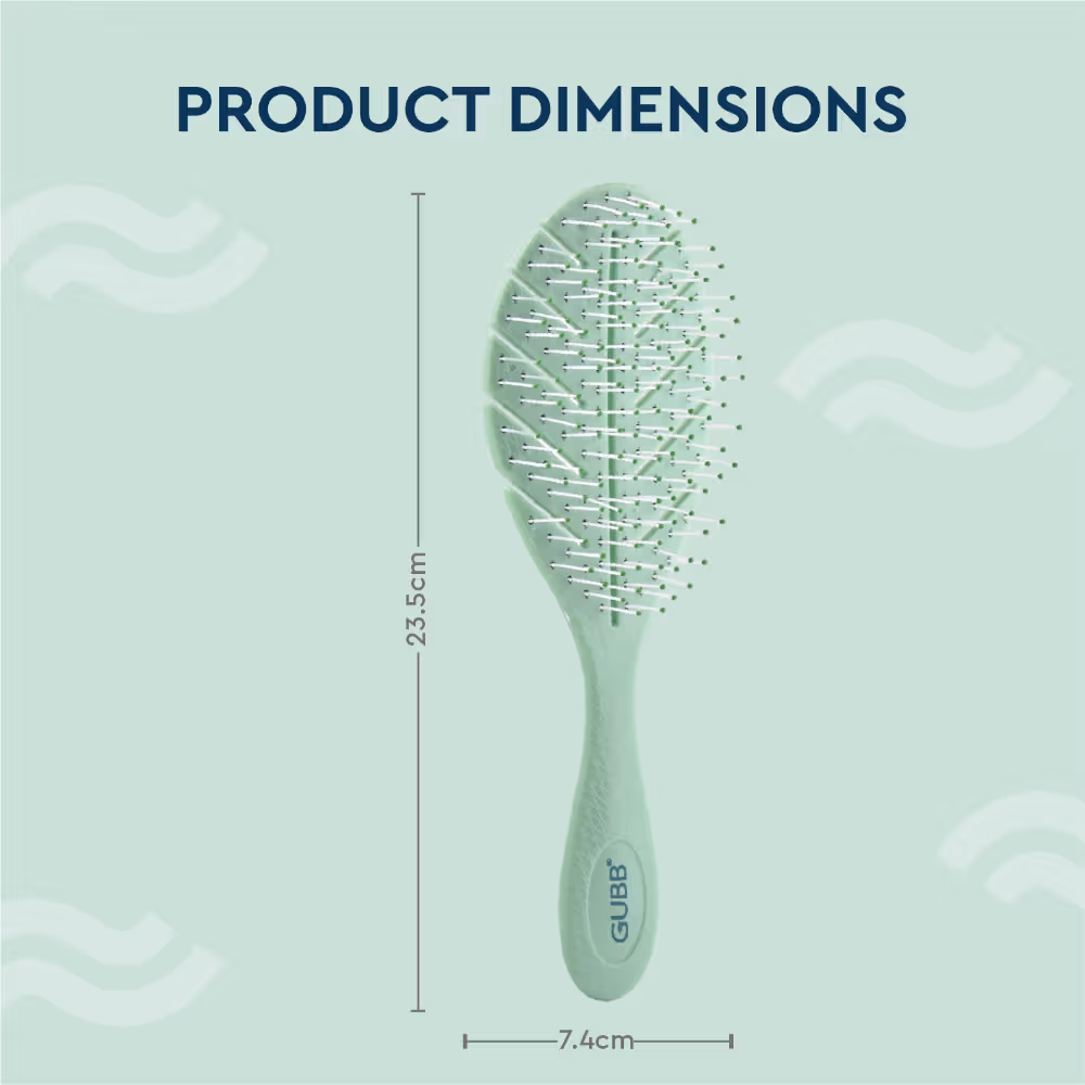 GUBB - Hues French Range - Vents Leaf Hair Brush