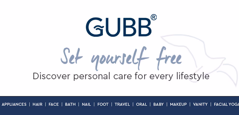 Gubb - Serenity Hues Range - Paddle Hair Brush