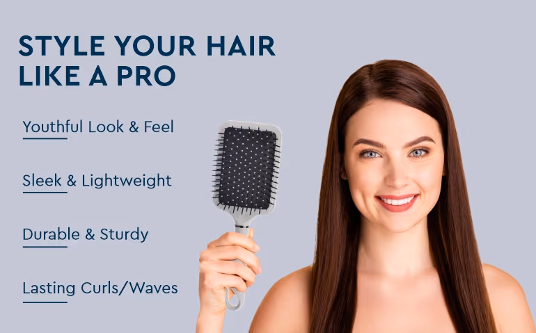 Gubb - Serenity Hues Range - Paddle Hair Brush