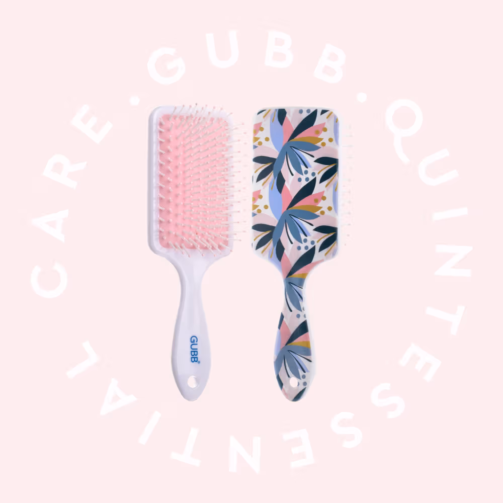 Gubb - Tropical Bloom - Paddle Hair Brush
