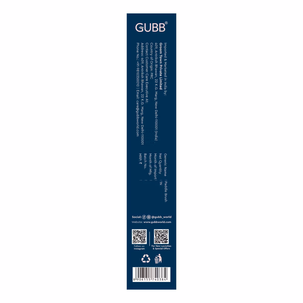 Gubb - Tropical Bloom - Paddle Hair Brush