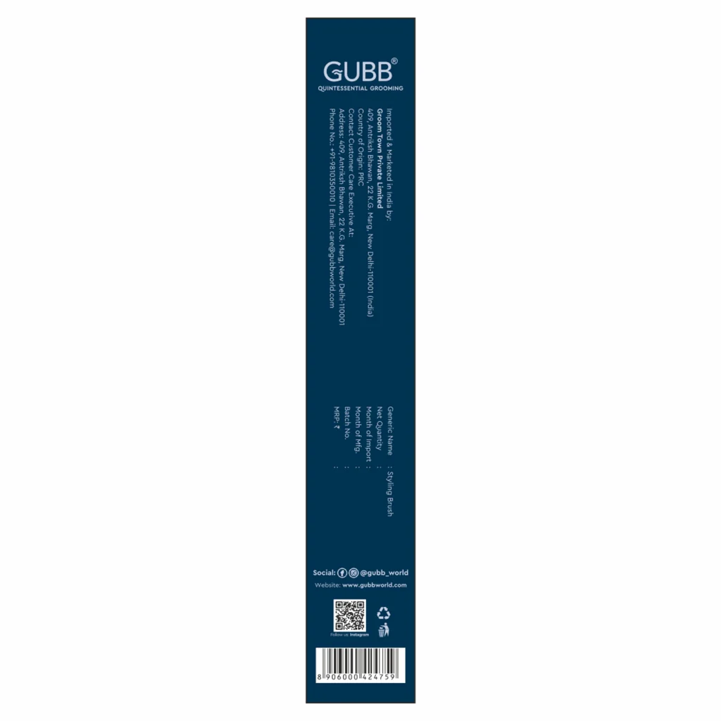 Gubb - Styling - Hair Brush For Men & Women