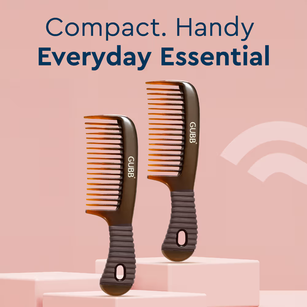 Gubb - Shell - Small Comb With Handle
