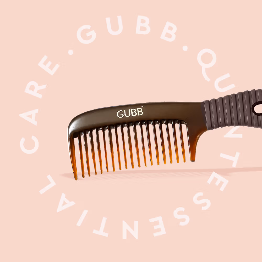 Gubb - Shell - Small Comb With Handle