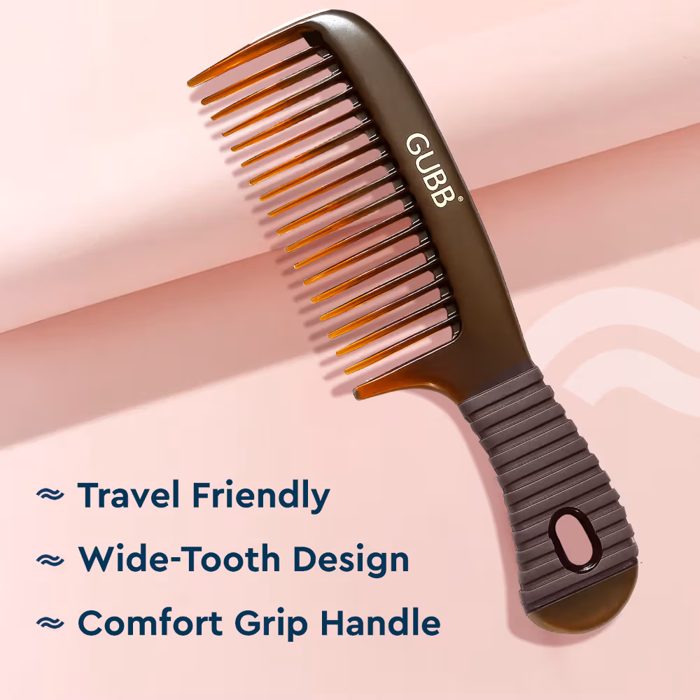 Gubb - Shell - Small Comb With Handle