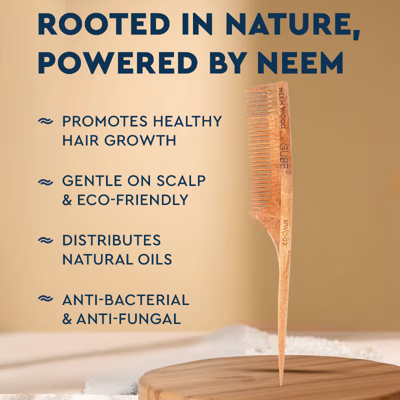 Gubb - Neem - Tail Wood Comb