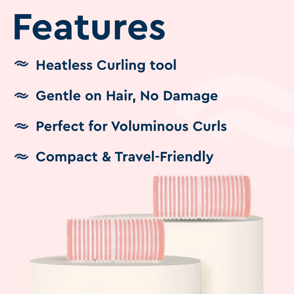 Gubb - Hair Roller Medium - Set Of 6 Hair Curler
