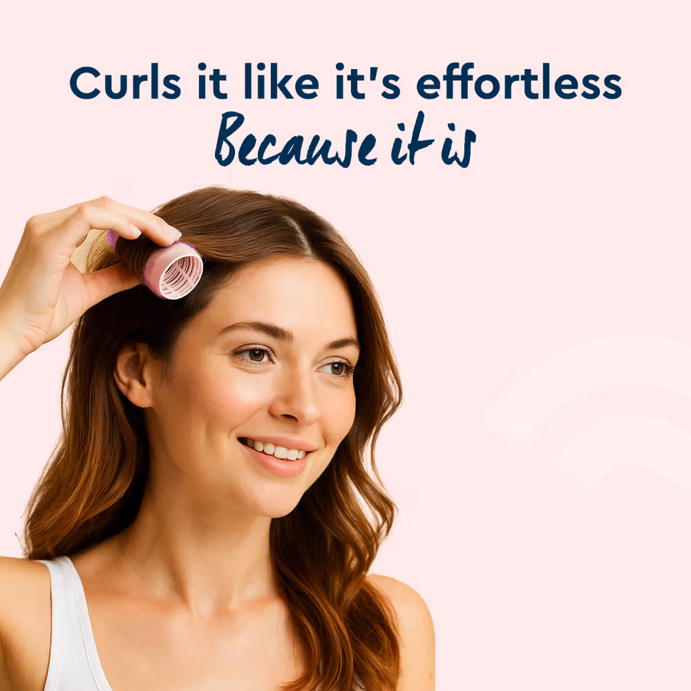 Gubb - Hair Roller Medium - Set Of 6 Hair Curler