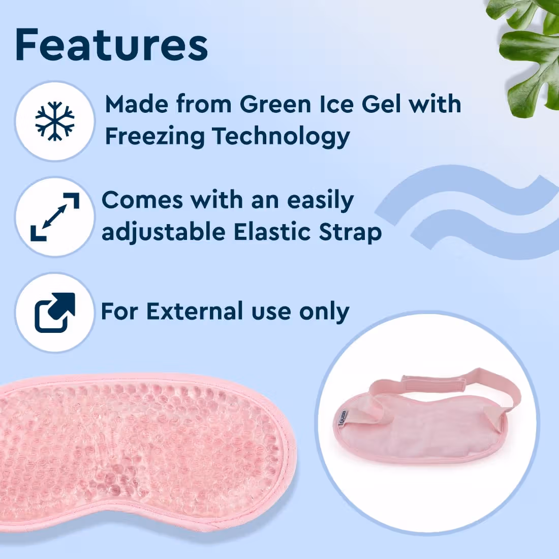 Gubb - Soothing Eye Gel Mask - Pink