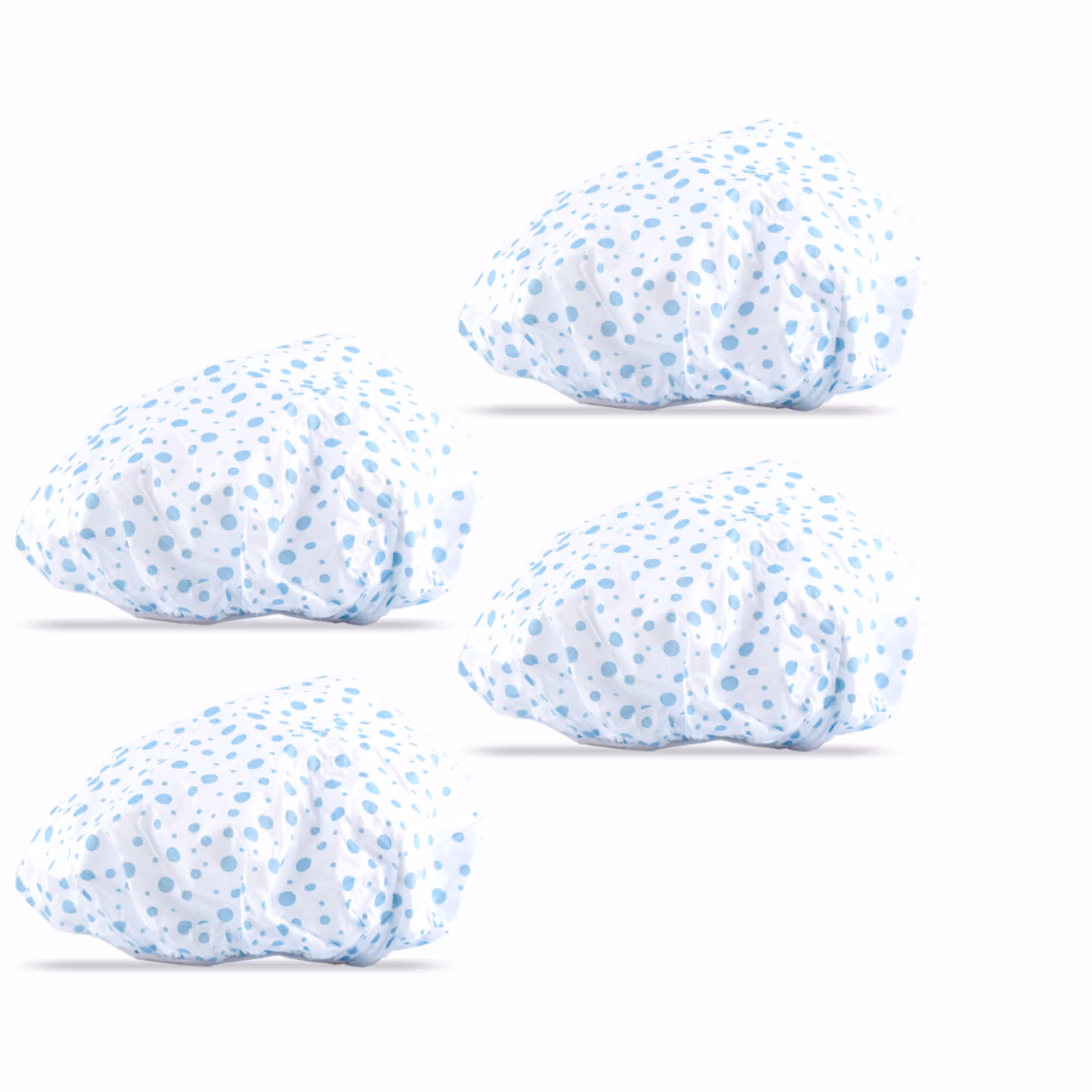 Gubb - Shower Cap Disposable-4 Caps Each (Pack Of 2)