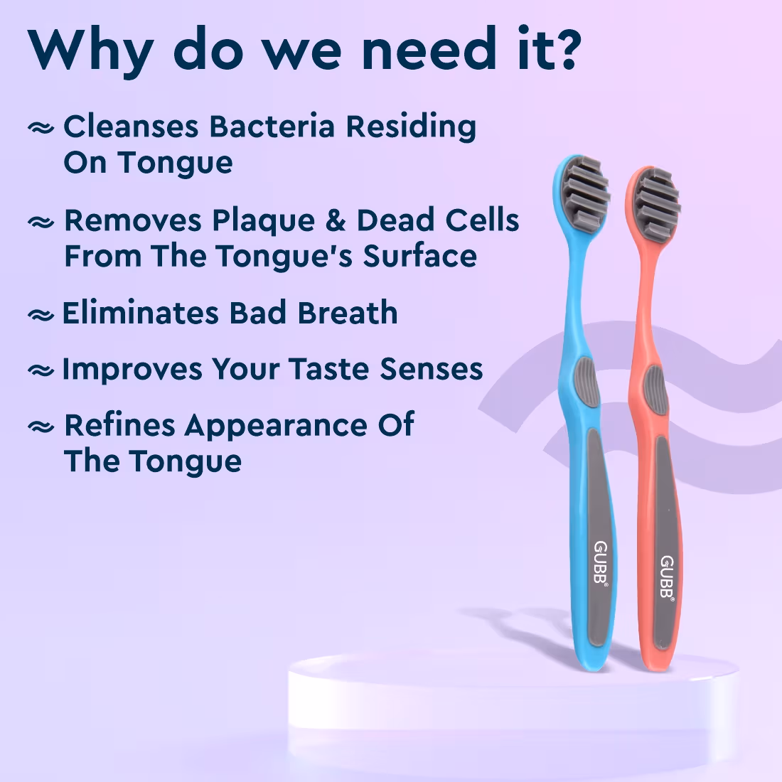 Gubb - Tongue Scraper Cleaner - (T+)