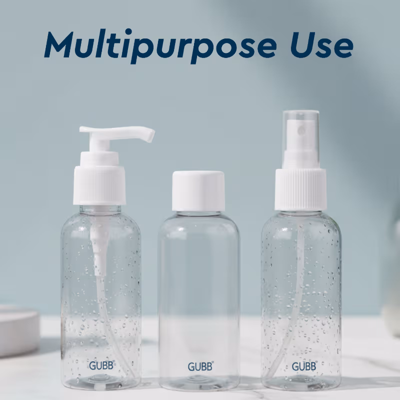 Gubb - Travel Bottles Set - For Lotion Travel Bottle Refillable Pump Bottle