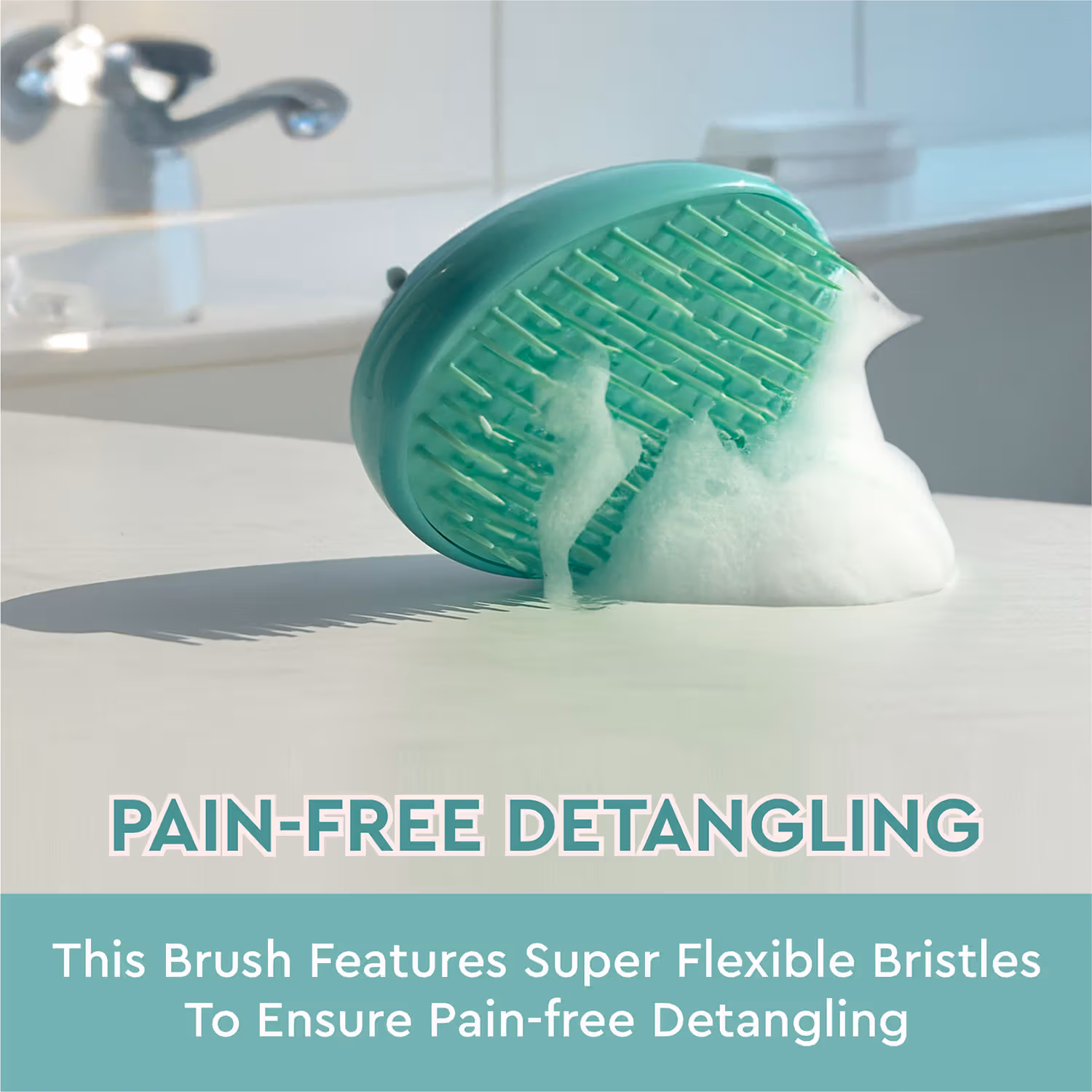 Gubb - Tangle Eraser Detangling Brush, - Reduces Hair Breakage & Damage,Scottish Range