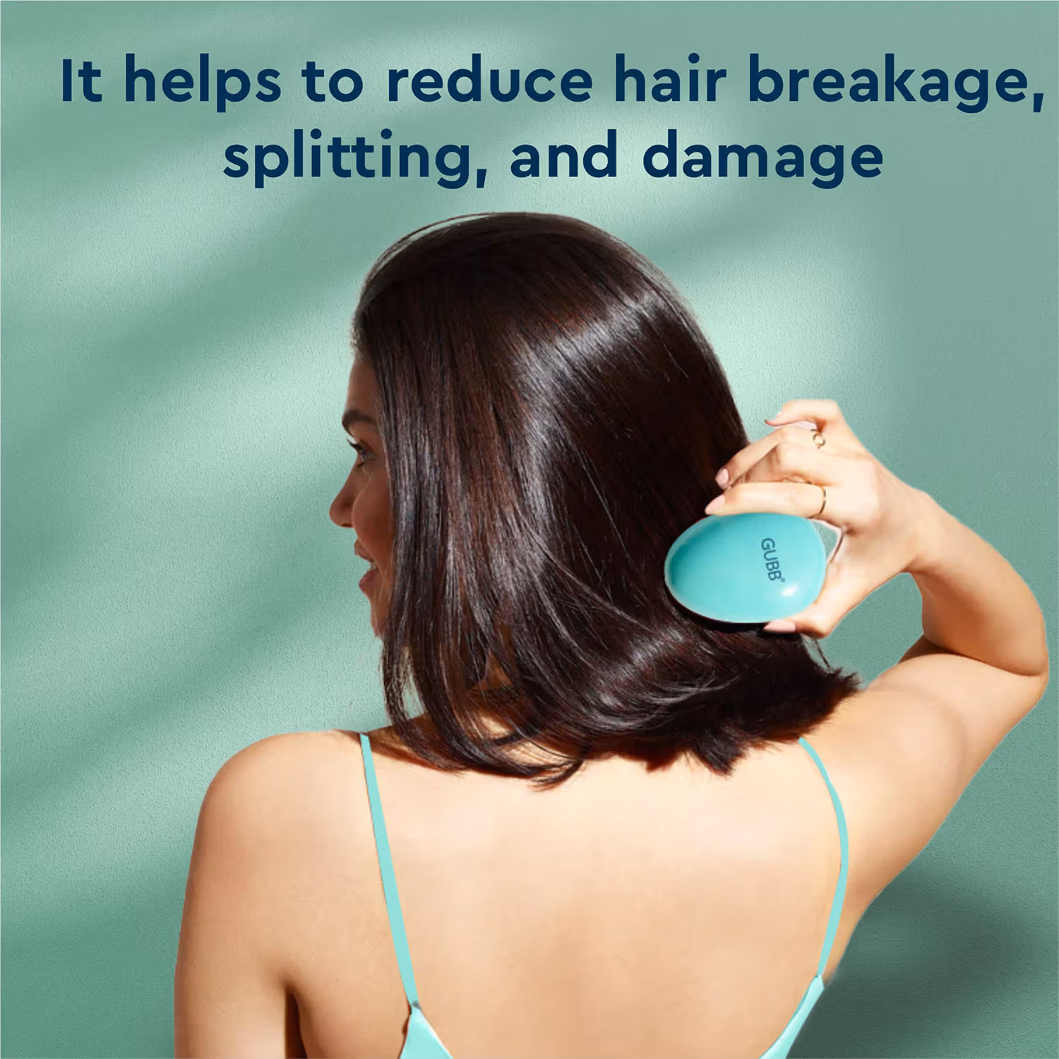 Gubb - Tangle Eraser Detangling Brush, - Reduces Hair Breakage & Damage,Scottish Range