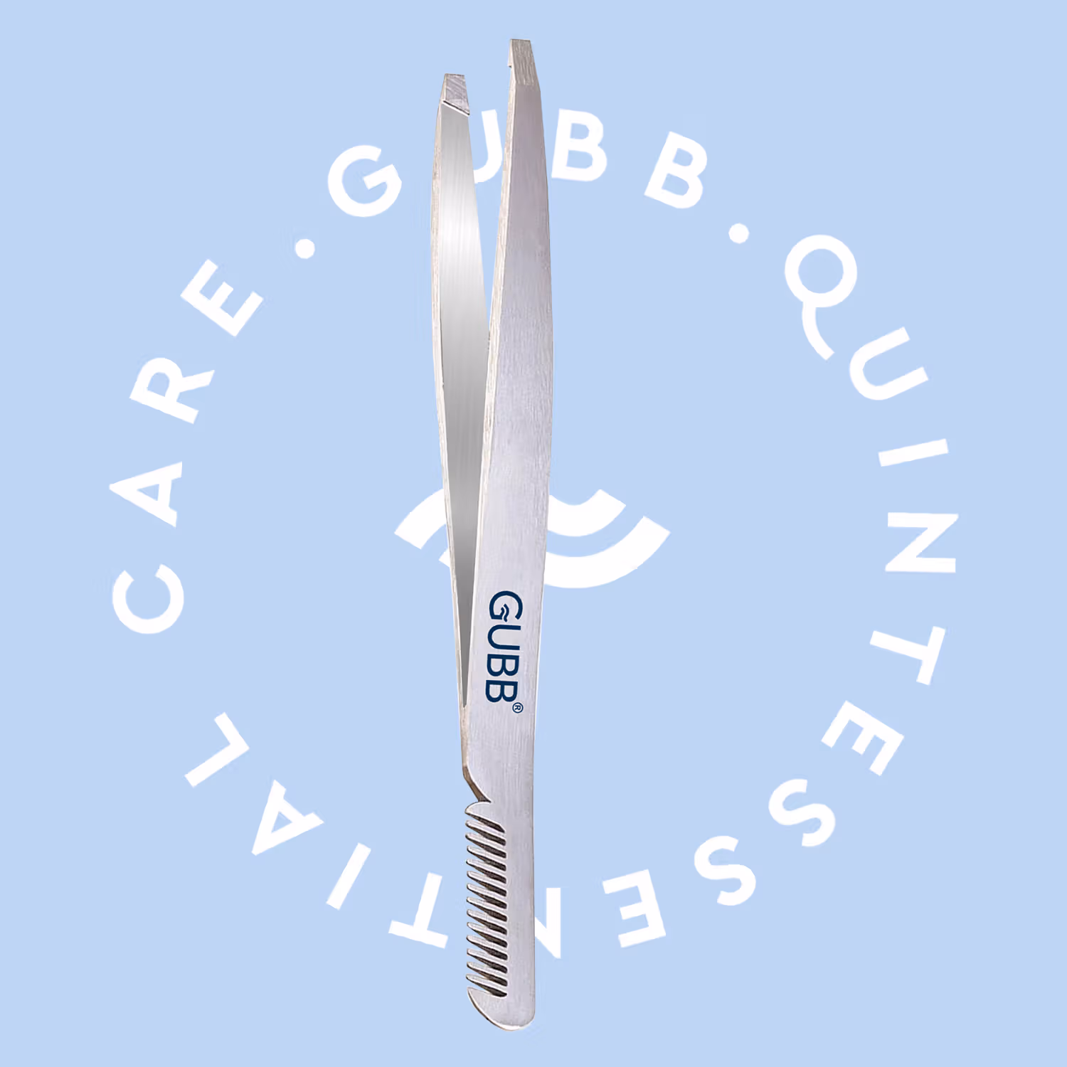 Gubb - Dual Function Tweezer - With Brow Comb