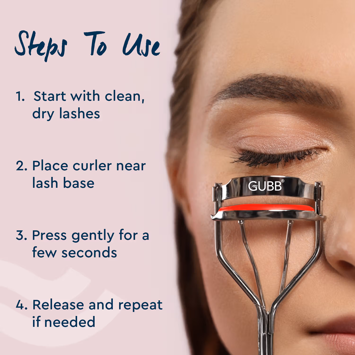 Gubb - Eyelash Curler - Eye Makeup Tool-Black