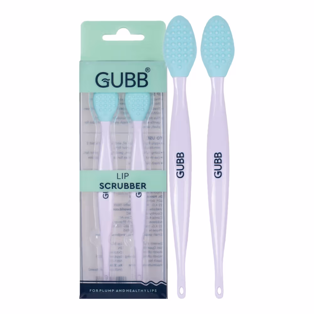 Gubb - Lip Scrubber - For Plump And Healthy Lips - Dual Sided Benefits, Promises Soft & Shiny Lips