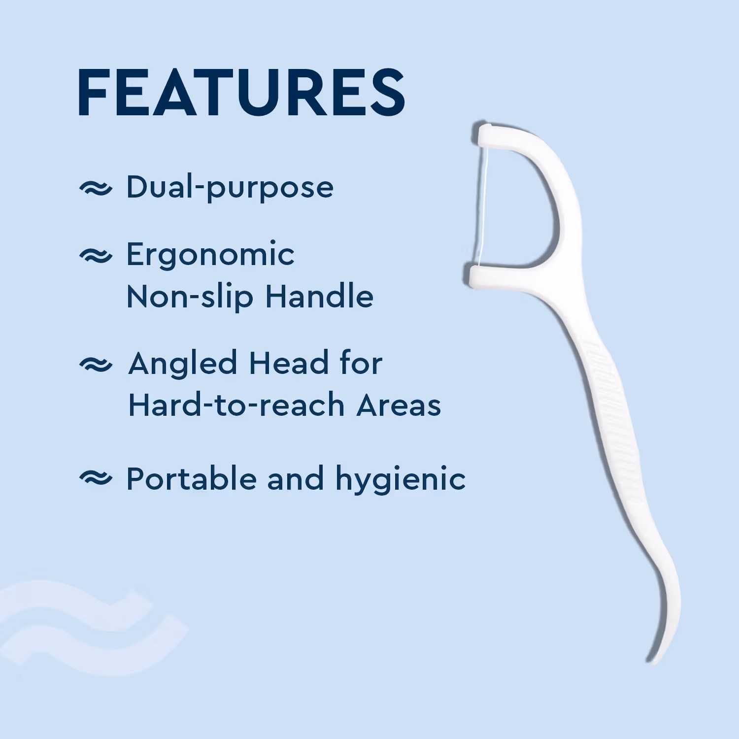 Gubb - Dental Floss Toothpicks - Oral Hygiene Essential with Extra Strong Thread