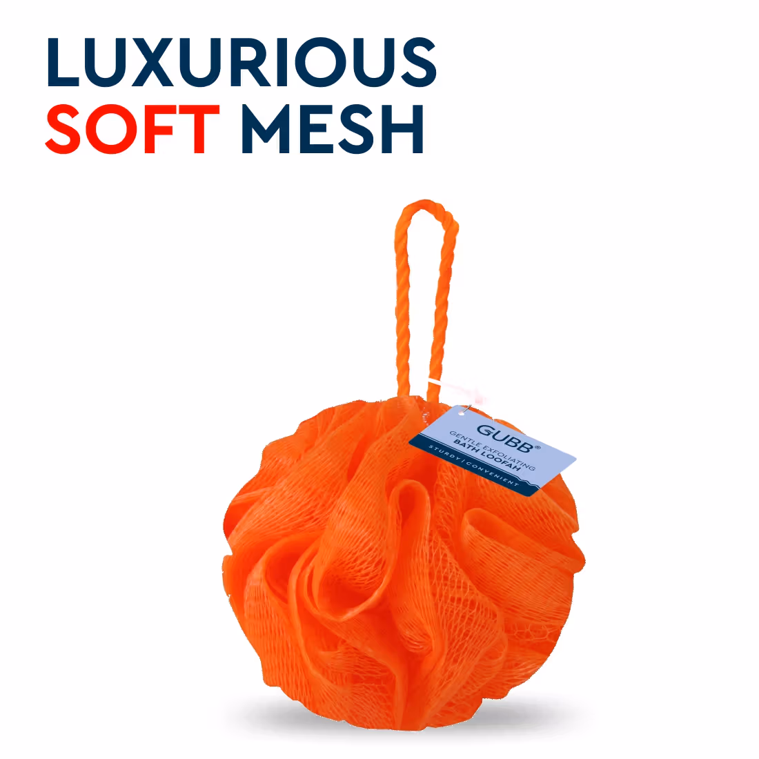 Gubb - Plastic Bath Sponge - Round Loose Loofah