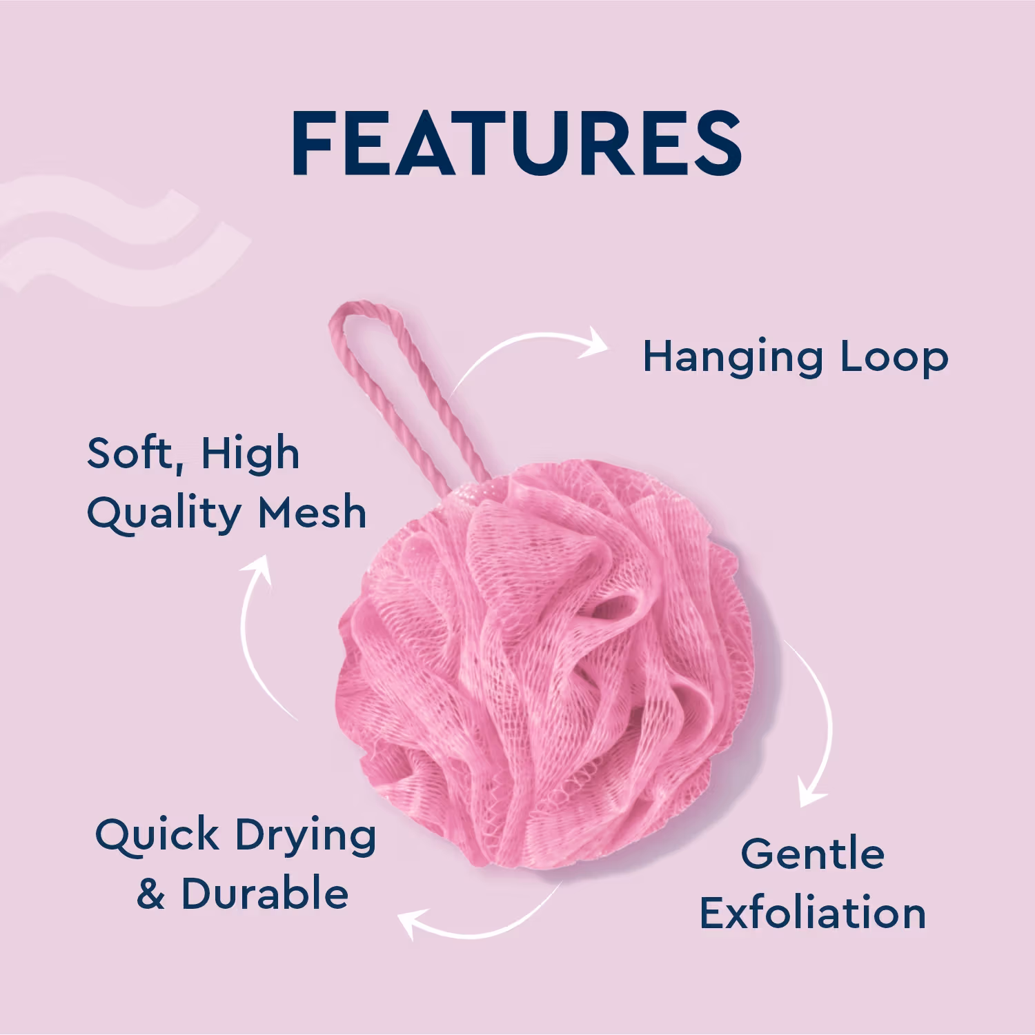 Gubb - Exfoliating Loofah - Soft Mesh With Multiple Layers of Fibrous Matrix,