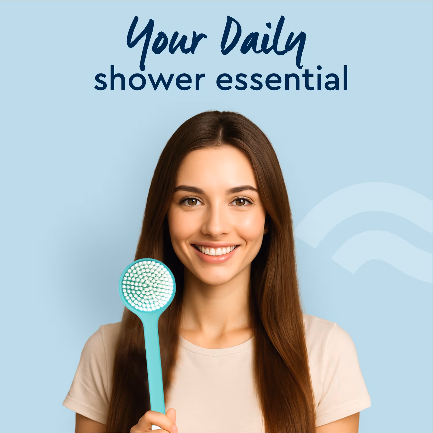Gubb - Body Scrub Bath Brush - With Long Handle