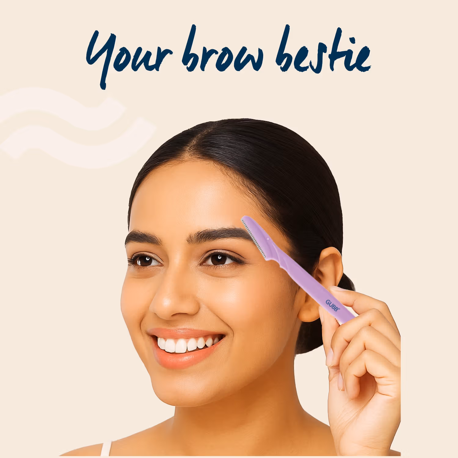 Gubb - Face & Eyebrow Razor - Can Be Used On Upper Lips, Chin, Peach Fuzz,