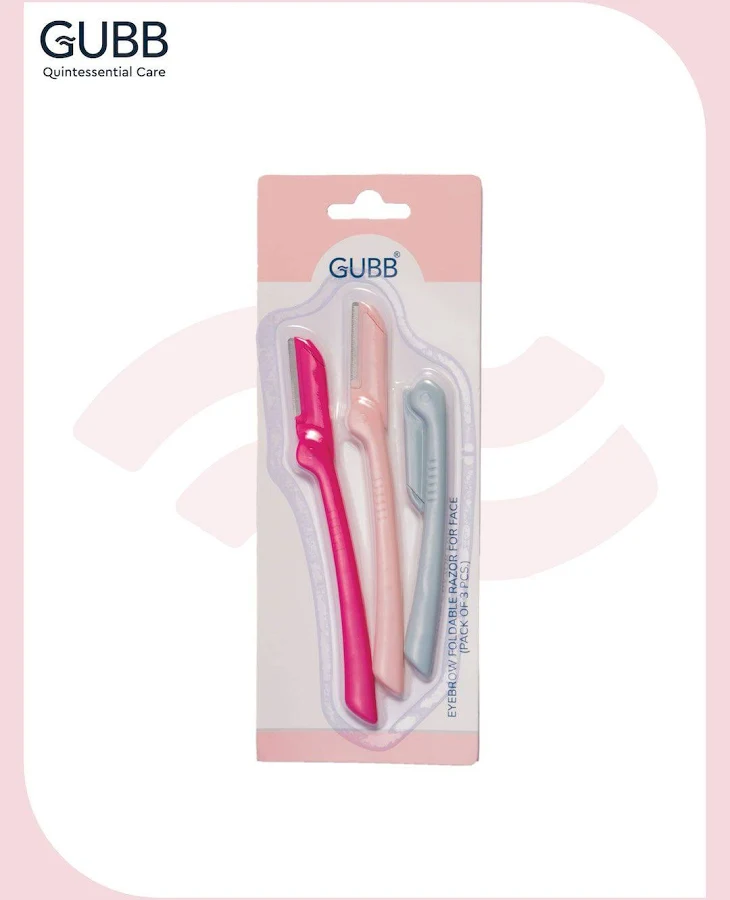 Gubb - Foldable Eyebrow - Facial Hair Remover Razor