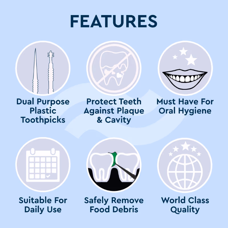 Gubb - Dental Tooth Picks - Sticks Plastic