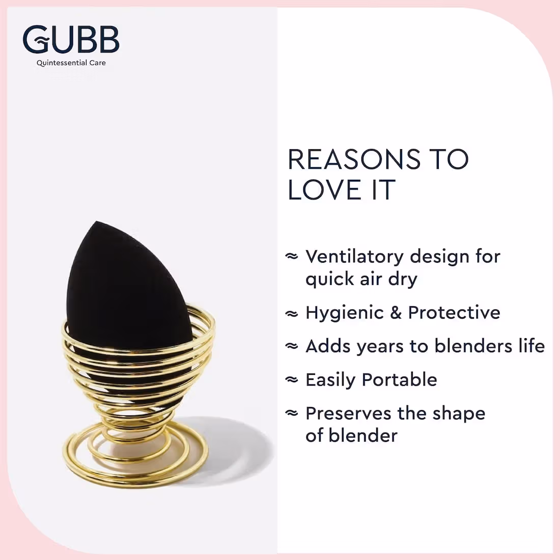 GUBB Beauty Blender Stand- Makeup Sponge Holder