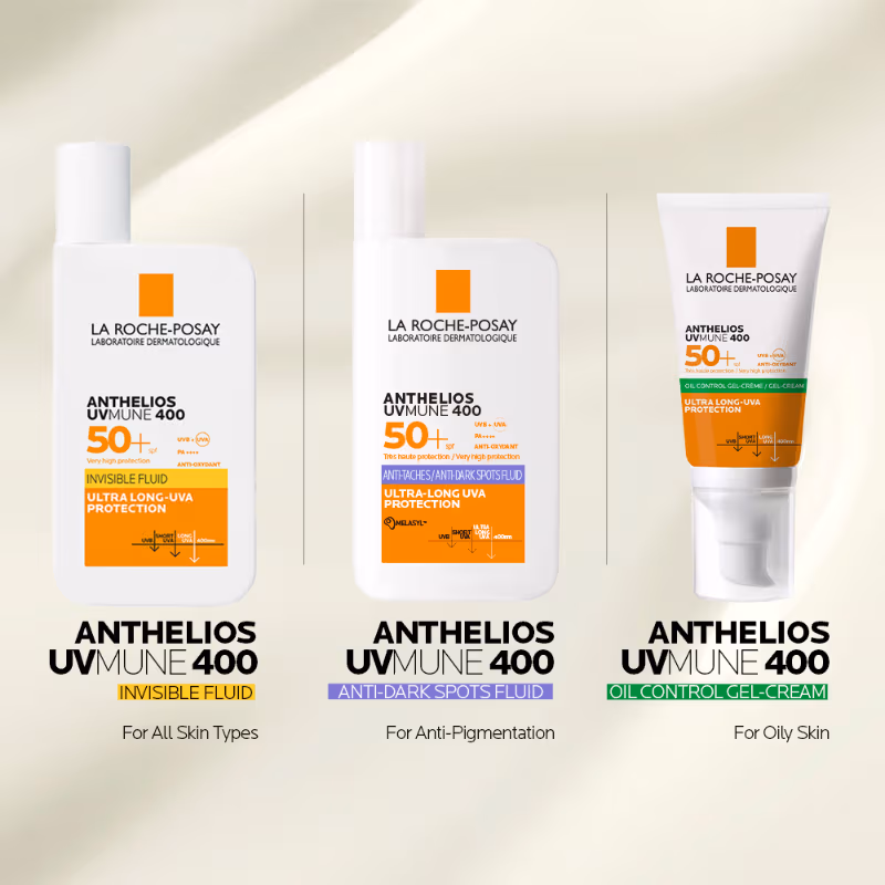 La Roche-Posay - Anthelios UVMUNE400 - Invisible Fluid SPF50+ Ultra-light Sunscreen for Sensitive Skin