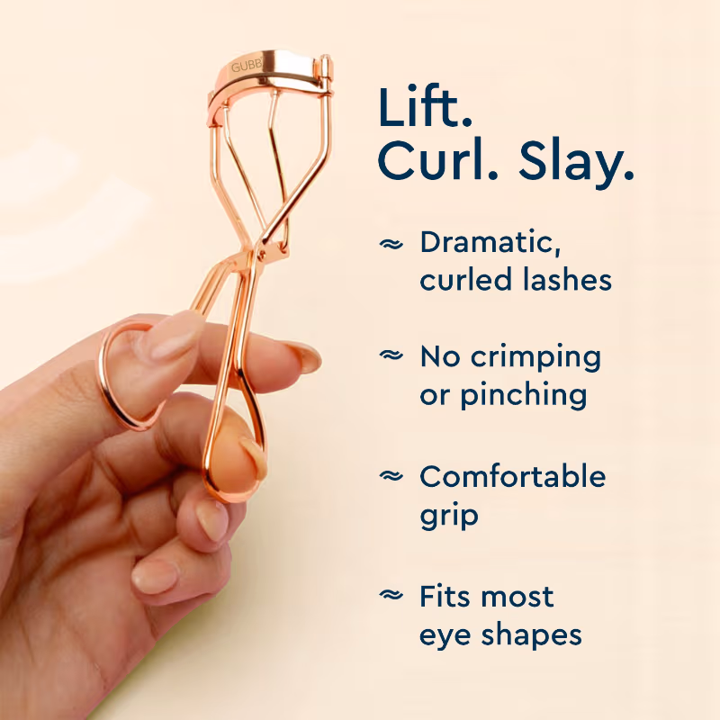Gubb - Eyelash Curler - For Women, Eye Makeup Tool - Gold