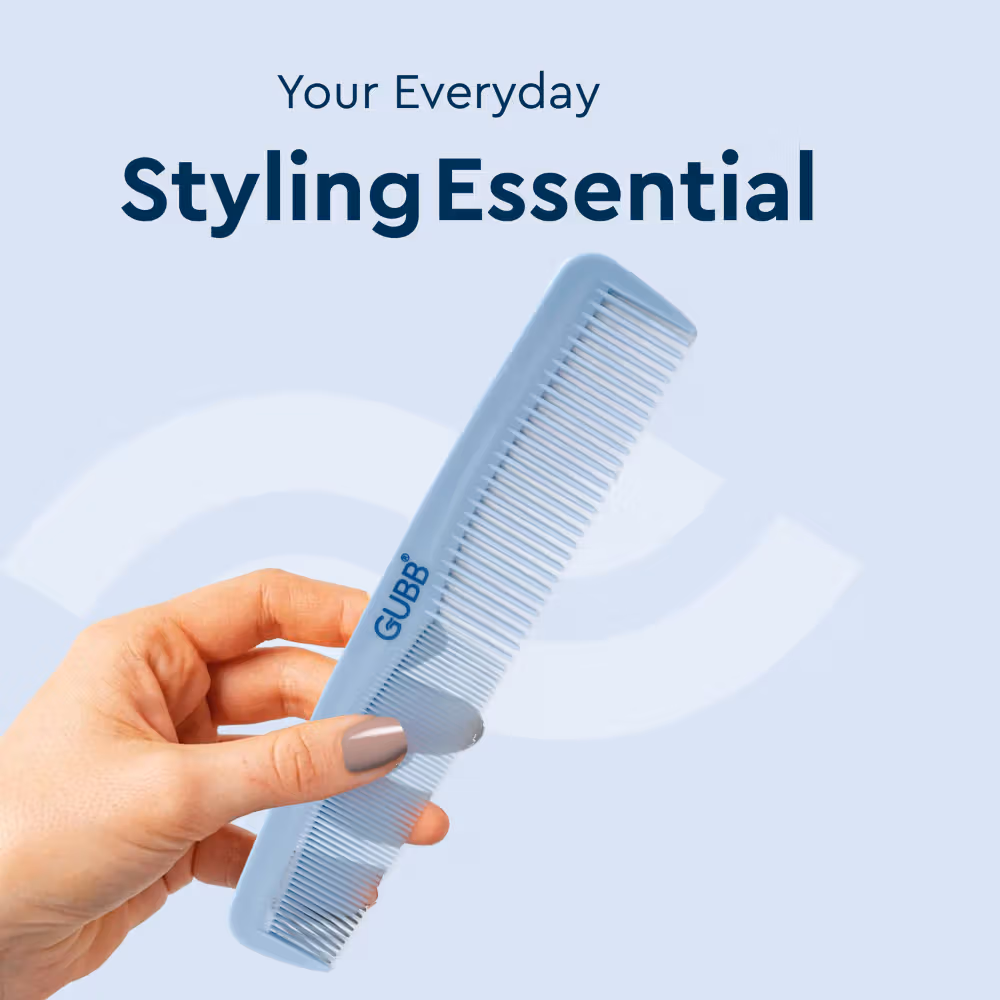 Gubb - Santorini Hues - Grooming Combo - (Round Hair Brush + Hair Comb)