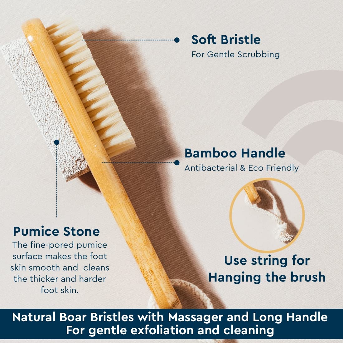 Gubb - Wooden Brush & Pumice Stone