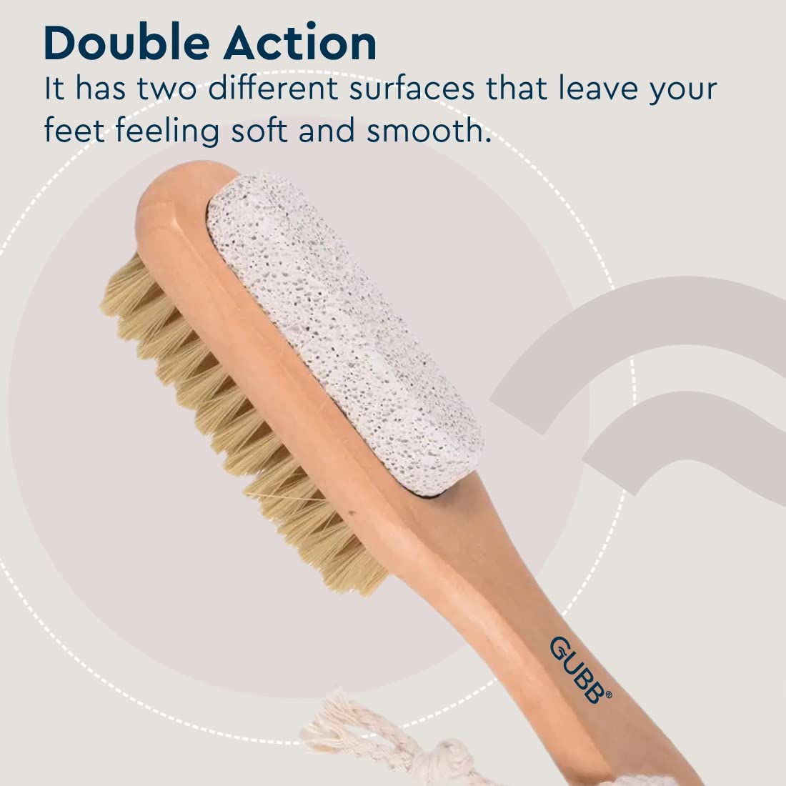 Gubb - Wooden Brush & Pumice Stone