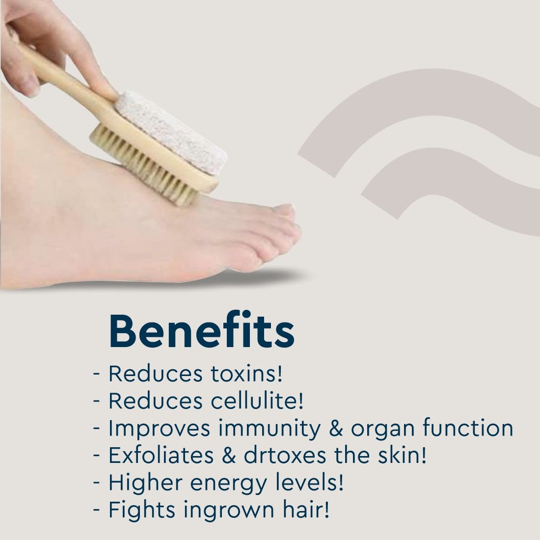 Gubb - Wooden Brush & Pumice Stone