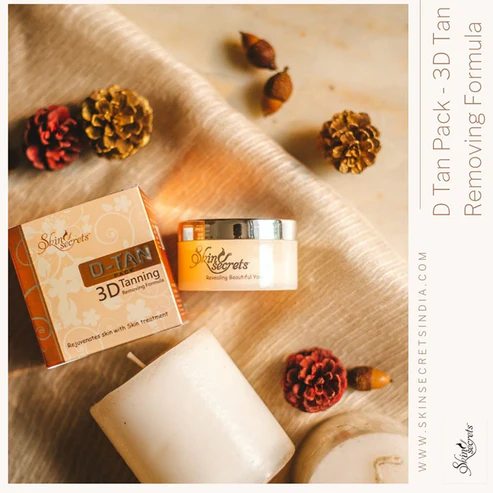 Skin Secrets - De-Tan Pack - with Saffron Extract for Instant Tan Removal