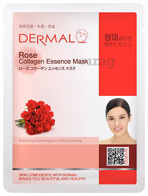 Dermal - Rose - Collagen Essence Mask