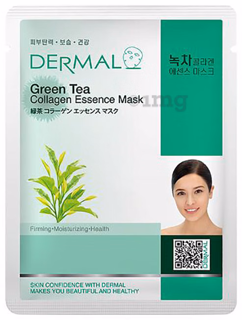 Dermal - Green Tea - Collagen Essence Mask