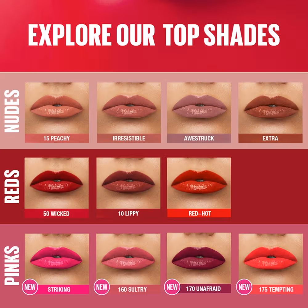 Maybelline New York - Peachy - Super Stay - Vinyl Ink Liquid Lipstick,