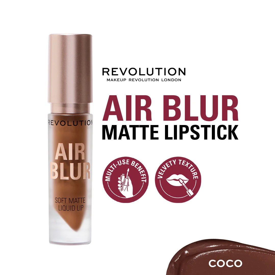 Makeup Revolution - Coco - Air Blur - Matte Liquid Lipstick