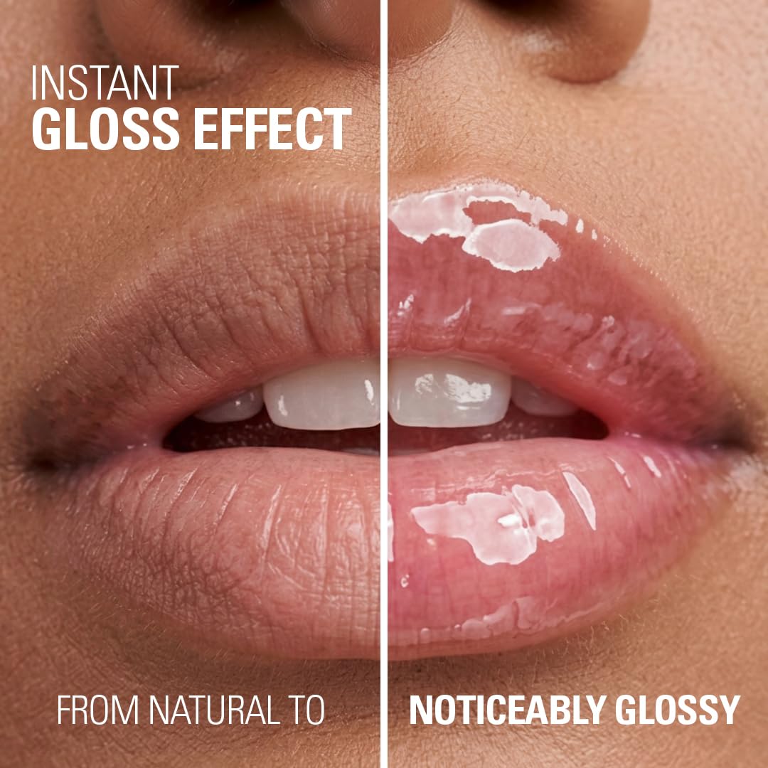 Makeup Revolution - Pink Marshmallow - Shine Gloss Lip Gloss - High Shine Non-Sticky Lip Gloss for Women