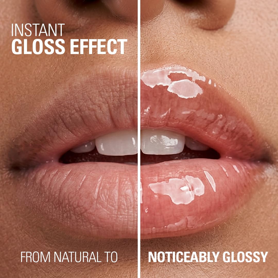 Makeup Revolution - Peach Pop - Shine Gloss Lip Gloss - High Shine Non-Sticky Lip Gloss for Women