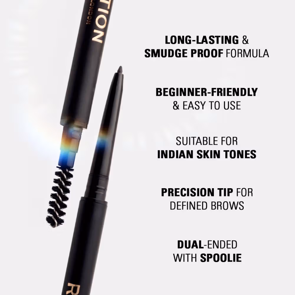 Makeup Revolution - Dark Brown - Precise Brow Pencil
