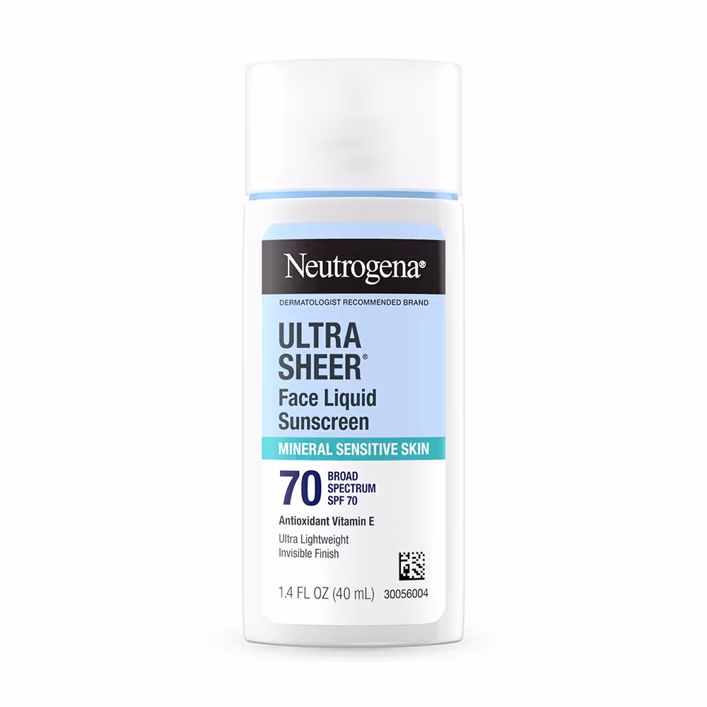 Neutrogena - Ultrasheer - Mineral Sunscreen - SPF70 PA++++ Vitamin E, UVA & UVB, For Sensitive Skin