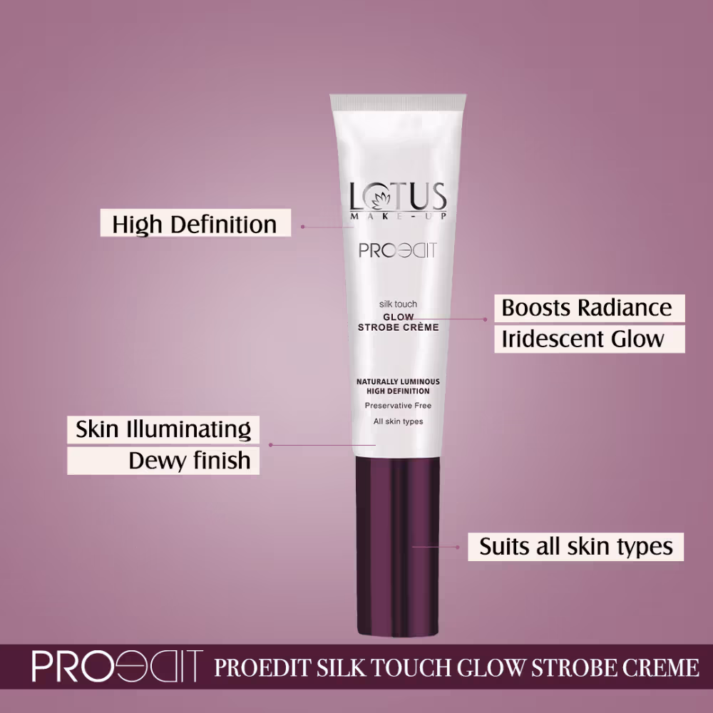 Lotus MakeUp - Pink - Proedit Silk Touch - Glow Strobe Creme